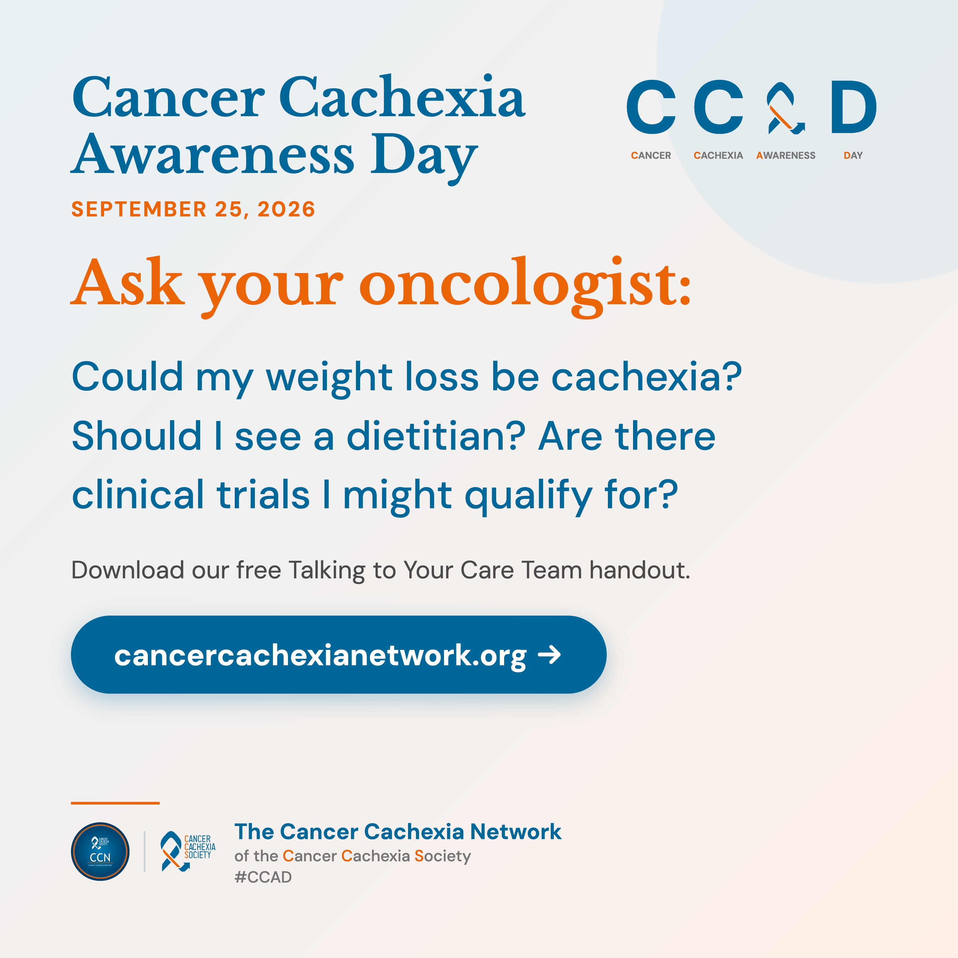 Ask your oncologist card